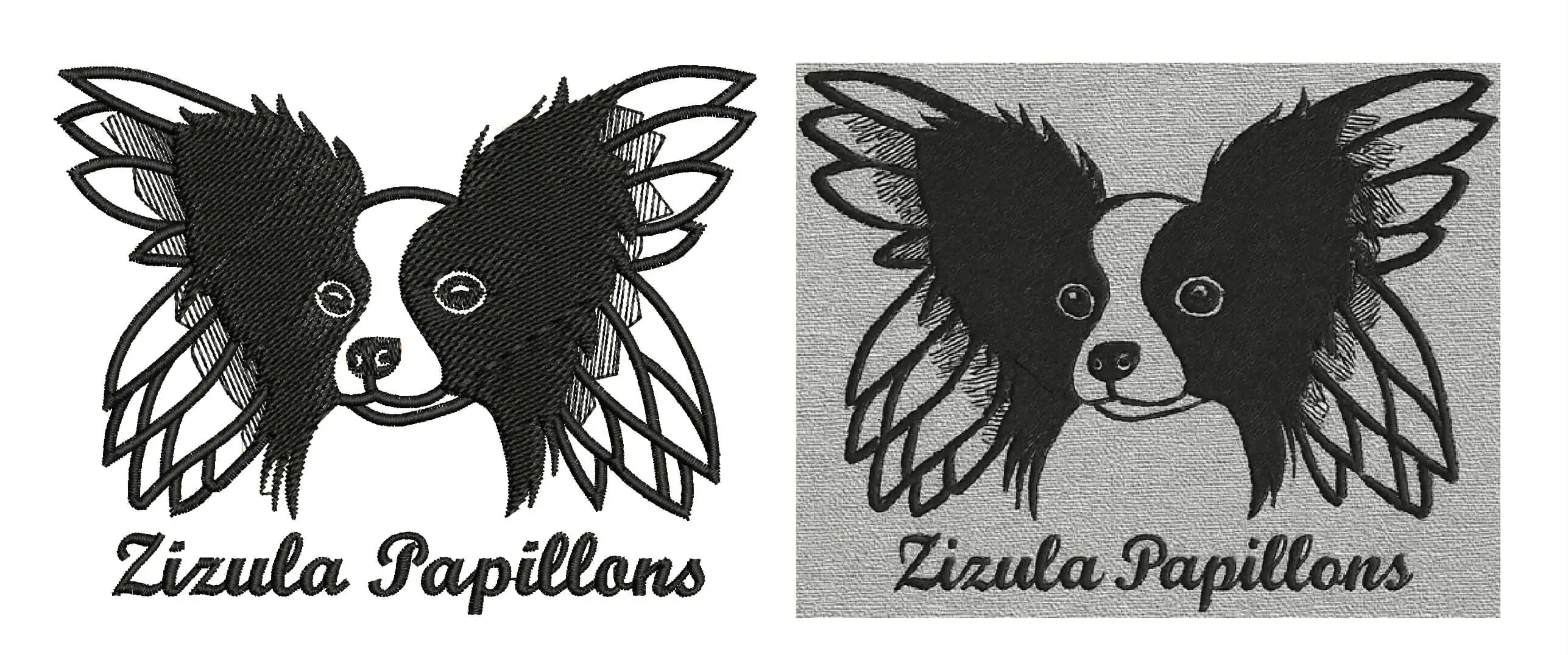 Custom Dog Logo Embroidery Digitizing